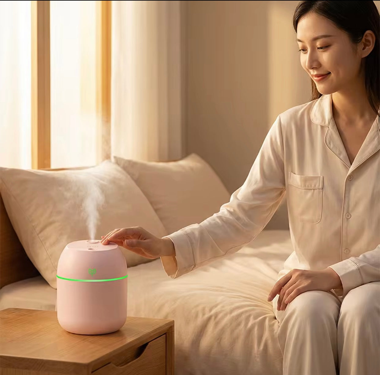 Humidificateur d'air 220ml, protection contre la coupure de courant.